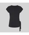Blusa mujer drapeado aroa Garys