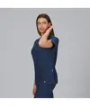 Blusa mujer escote caja m/c jana Garys