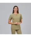 Blusa mujer escote lagrima m/c maria Garys