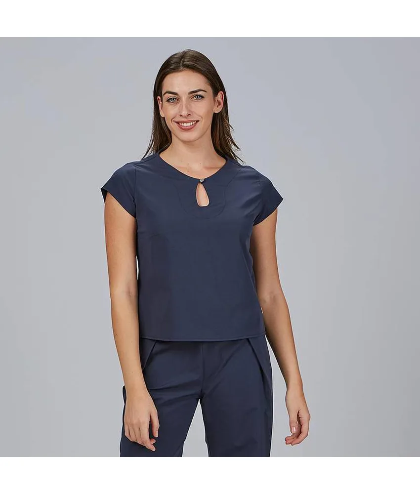 Blusa mujer escote lagrima m/c petra Garys