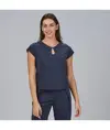 Blusa mujer escote lagrima m/c petra Garys