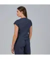 Blusa mujer escote lagrima m/c petra Garys