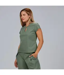 Blusa mujer escote lagrima m/c petra Garys