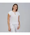 Blusa mujer escote lagrima m/c petra Garys
