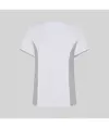 Blusa mujer escote pico combinada m/c cleo Garys