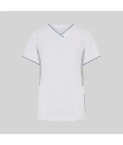 Blusa mujer escote pico combinada m/c cleo Garys