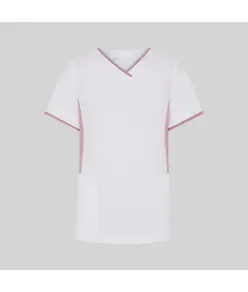 Blusa mujer escote pico combinada m/c cleo Garys