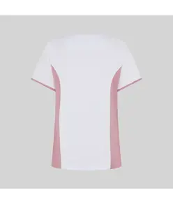 Blusa mujer escote pico combinada m/c cleo Garys