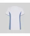 Blusa mujer escote pico combinada m/c cleo Garys