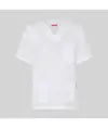 Blusa mujer sanitaria m/c "red line" Garys