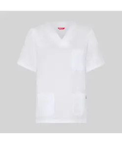 Blusa mujer sanitaria m/c "red line" Garys