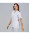 Blusa mujer sanitaria m/c "red line" Garys