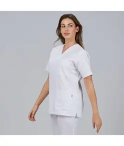 Blusa mujer sanitaria m/c "red line" Garys