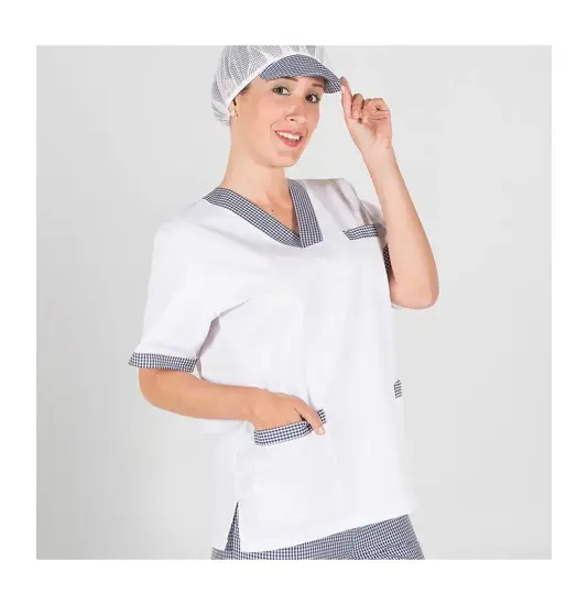 Blusa sanitario scollo a v twill Garys