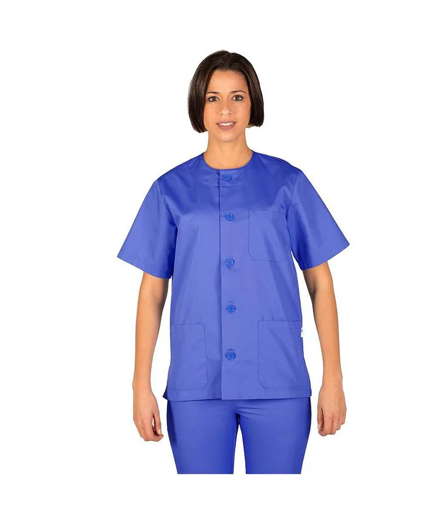 Blusa sanitario unisex abbottonata colori Garys