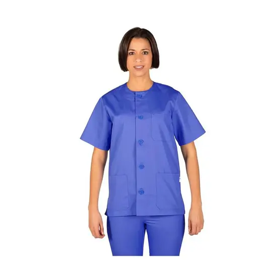 Blusa sanitario unisex abbottonata colori Garys