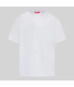 Blusa sanitario unisex pico botones "red line" Garys