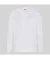 Blusa sanitario unisex pico m/l puño acrilico "red line" Garys