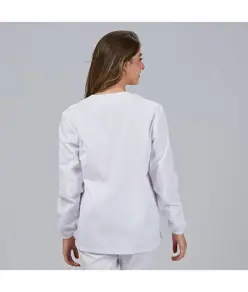 Blusa sanitario unisex pico m/l puño acrilico "red line" Garys
