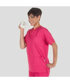 Blusa sanitario unisex scollo a v colori Garys