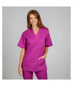 Blusa sanitario unisex scollo a v colori Garys