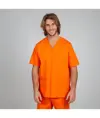 Blusa sanitario unisex scollo a v colori Garys