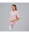 Blusa sanitario unisex scollo a v vichy combinata Garys
