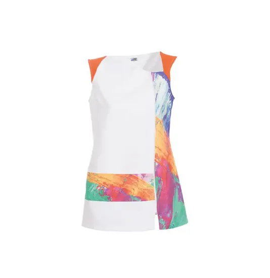 Blusa s/mangas reflejos Garys