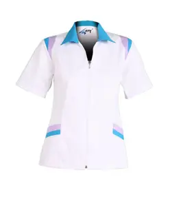 Blusa sra m/c cremallera combi Garys