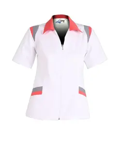 Blusa sra m/c cremallera combi Garys