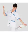 Camice donna corta twill m/c combinata Garys