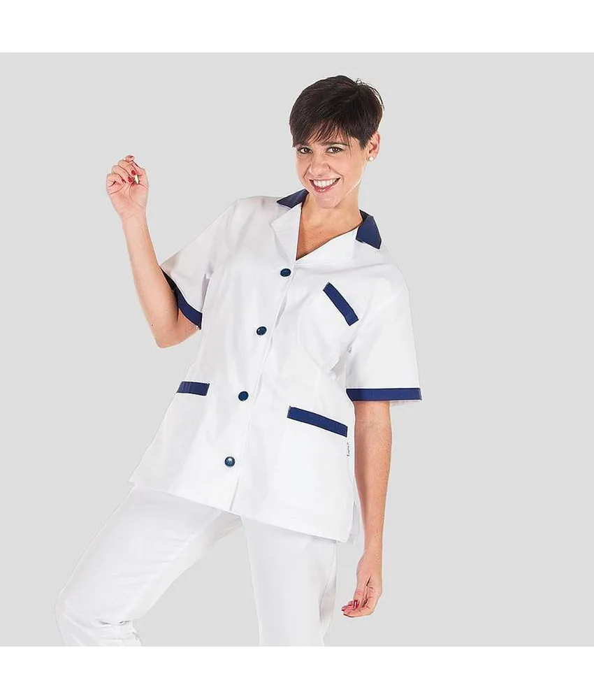 Camice donna corta twill m/c combinata Garys