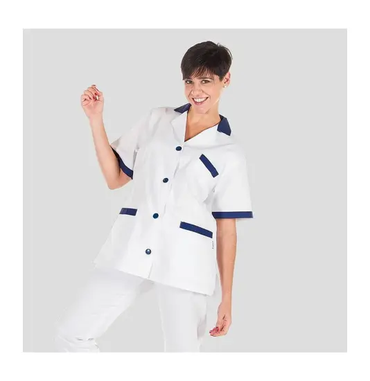 Camice donna corta twill m/c combinata Garys