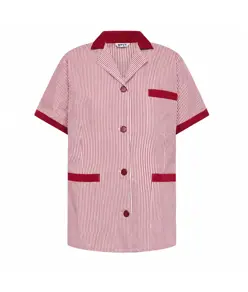 Camice donna corta vichy m/c combinata Garys