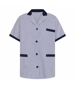 Camice donna corta vichy m/c combinata Garys