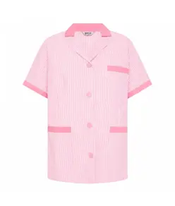Camice donna corta vichy m/c combinata Garys