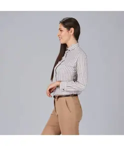 Camicia donna a righe bicolore simonetta Garys