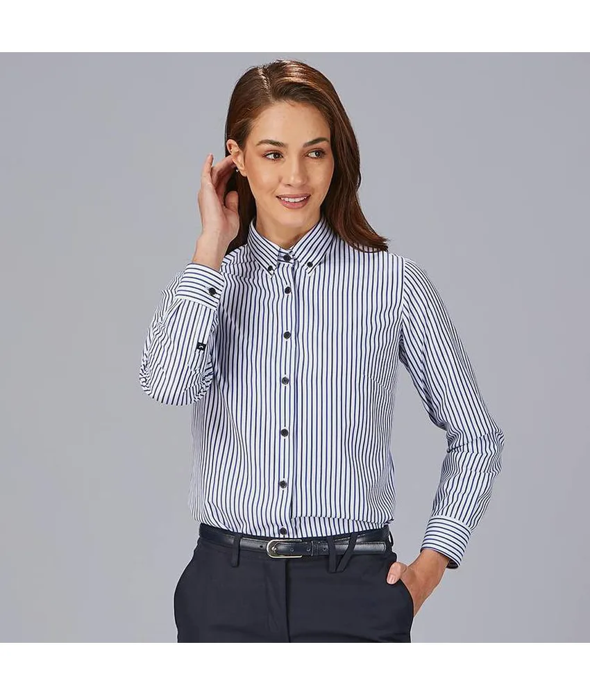 Camicia donna a righe bicolore simonetta Garys