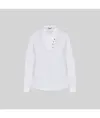 Camicia donna chambray collo alla coreana lanay Garys