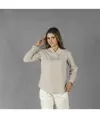 Camicia donna chambray collo alla coreana lanay Garys