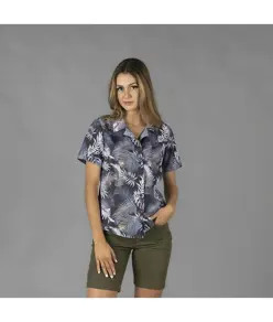 Camicia donna collo al revers hawaii Garys