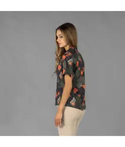 Camicia donna collo al revers hawaii Garys