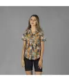 Camicia donna collo al revers hawaii Garys