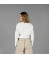 Camicia donna lino/cotone collo coreana kaula Garys
