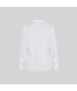 Camicia donna lino/cotone collo coreana kaula Garys