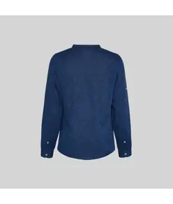 Camicia donna lino/cotone collo coreana kaula Garys