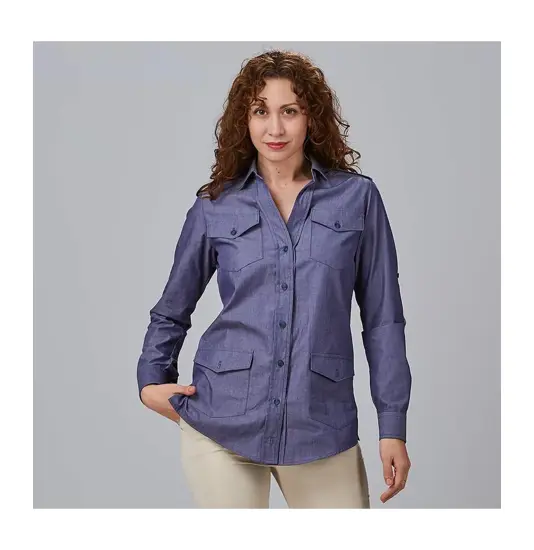 Camicia donna manica roll up daniela Garys