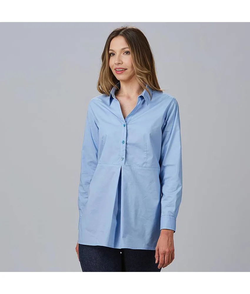 Camicia donna manica roll up livia Garys