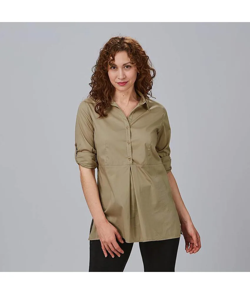 Camicia donna manica roll up livia Garys
