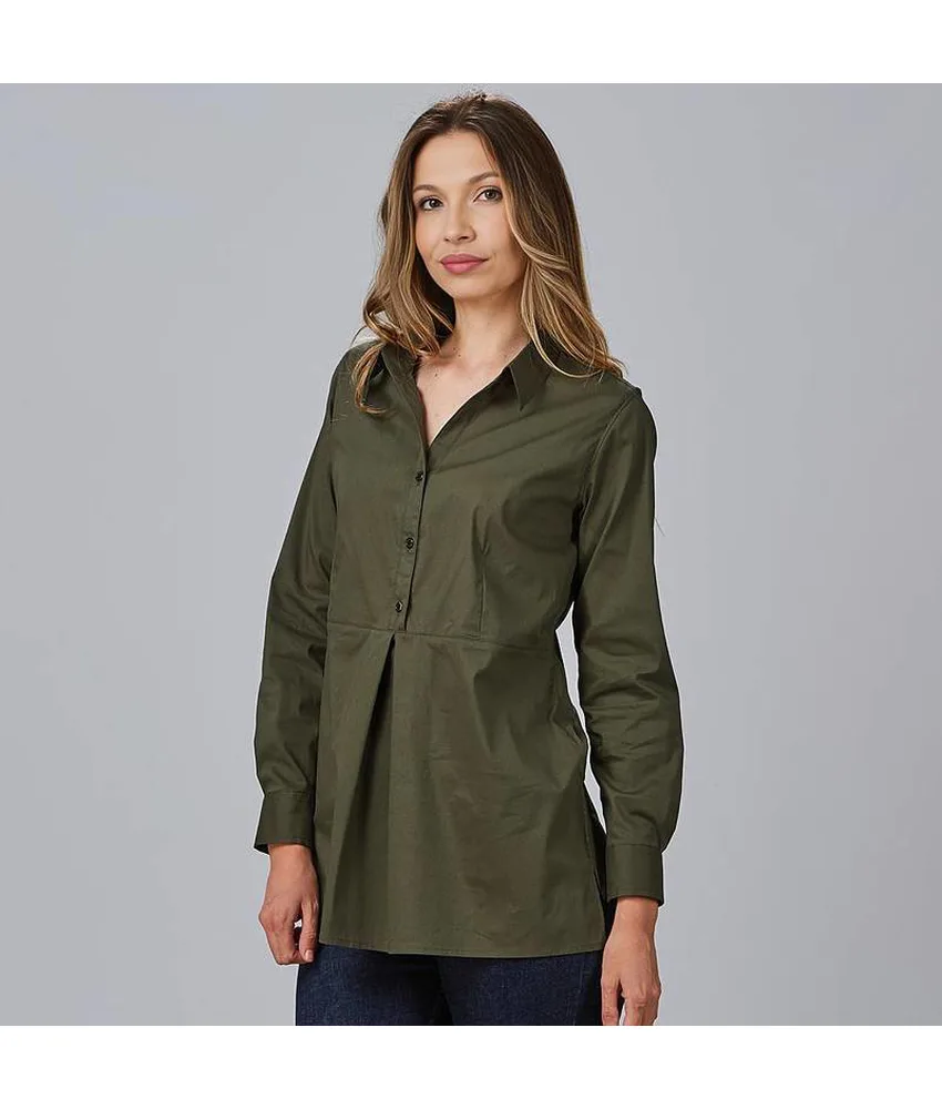 Camicia donna manica roll up livia Garys